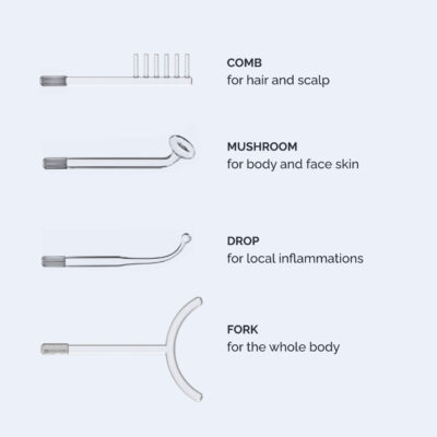 Darsonval, SuperNova, Electric rodes, Darsonval nozzles