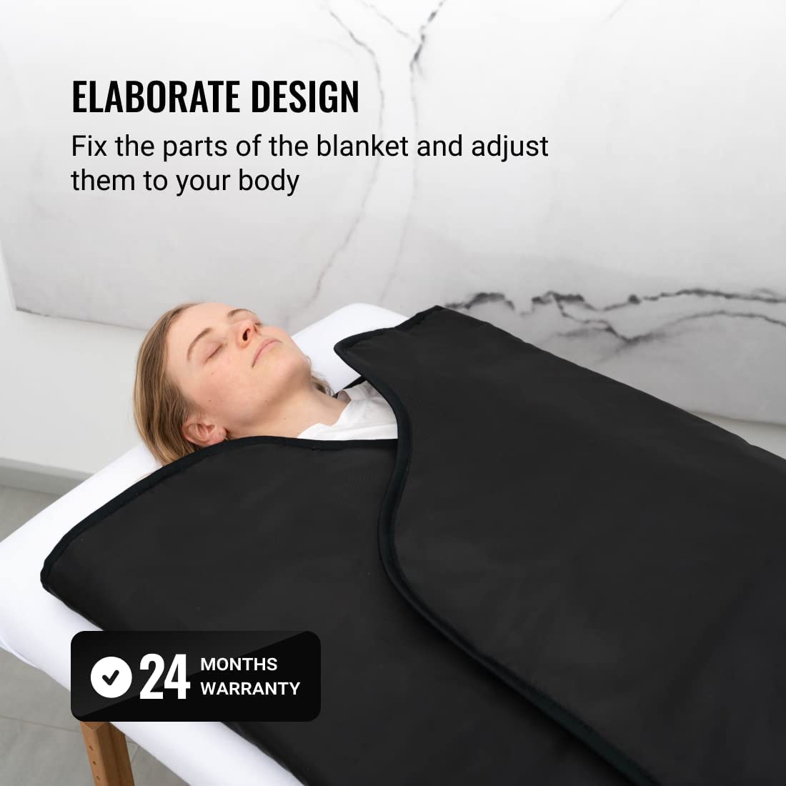 EcoSapiens Sauna Blanket Black